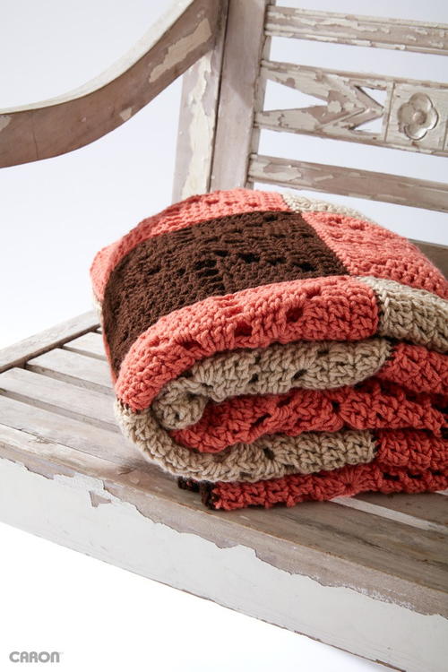 Square Dance Crochet Blanket