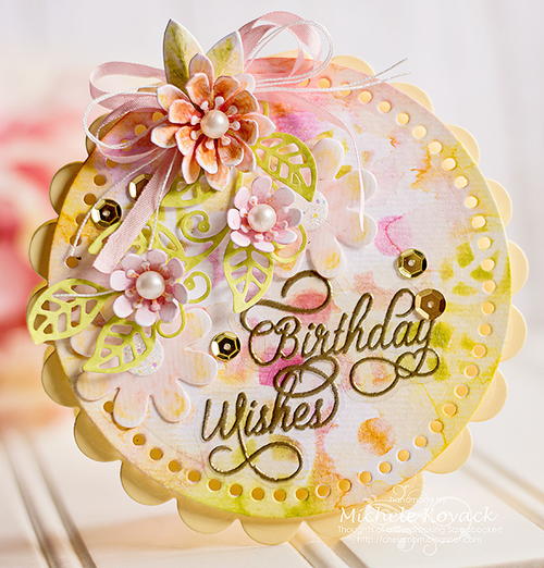 Brightly Floral DIY Birthday Card