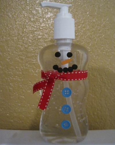 Snowman Hand Sanitizer