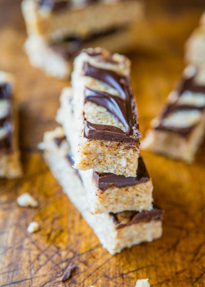 Samoa Granola Bar No-Bake Recipe