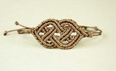 Celtic Knot Macrame Bracelet