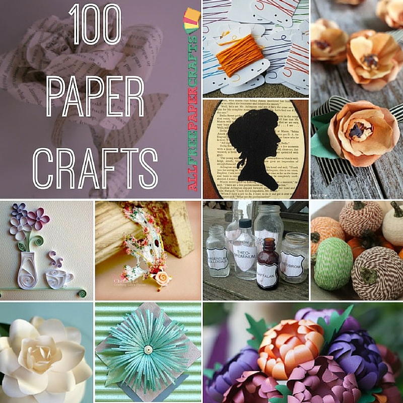 100 Paper Crafts: Card Making Ideas, Free Printables, and More Paper ...