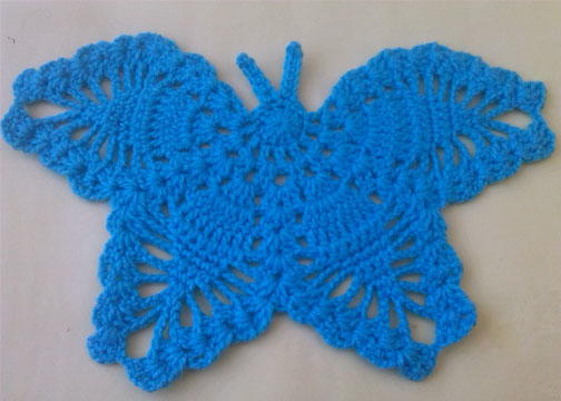 crochet butterfly