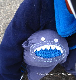 Crochet Monster Knee Patch