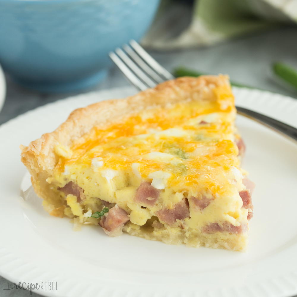 how a put on pastry puff dish to pie Pastry Ham Cheese Quiche and   FaveSouthernRecipes.com Puff