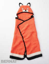 Like a Fox! Hooded Baby Blanket