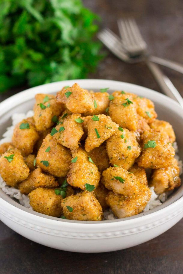 30Minute Honey Garlic Chicken Bites