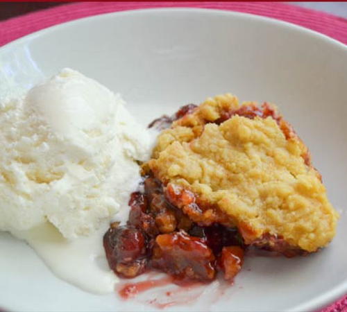 Never-Get-Dumped Slow Cooker Cherry Cake
