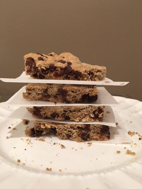 Healthier Chocolate Chip Blondies