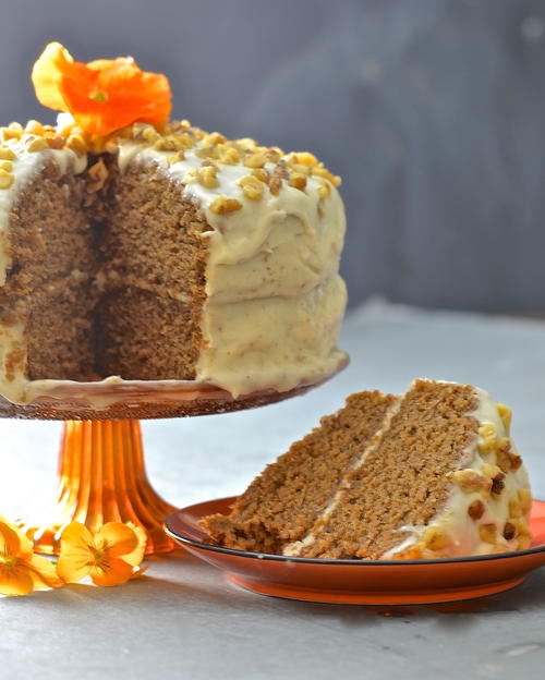 Maple Walnut Cake 