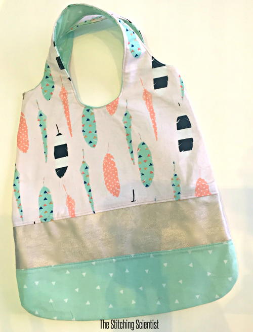 Fabric Scraps Tote Bag