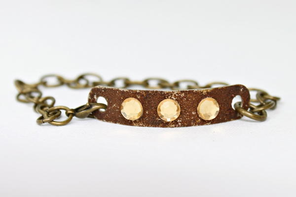 DIY Steampunk Hardware Bracelet