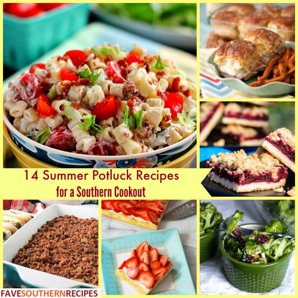 14 Summer Potluck Recipes for a Southern Cookout | FaveSouthernRecipes.com