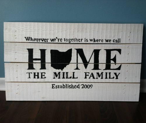 Where We Call Home DIY Wood Sign