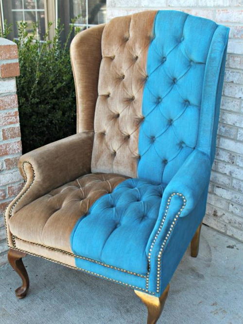 How to Paint Crushed Velvet Upholstery