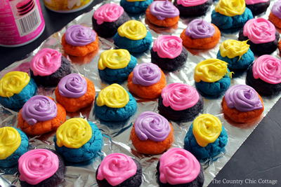 Colorful Cake Mix Cookies