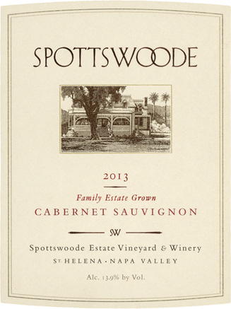 Spottswoode Estate Cabernet Sauvignon 2013