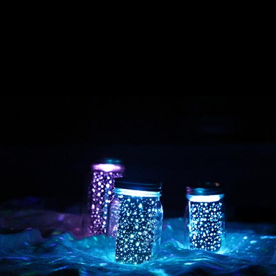 DIY Glowing Mason Jars  FaveCrafts.com DIY Glowing Mason Jars  FaveCrafts.com