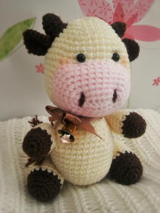 Candy the Cow Amigurumi | AllFreeCrochet.com