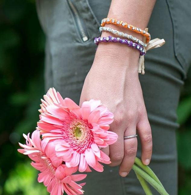 Tory Burch-Inspired Rhinestone Bracelet