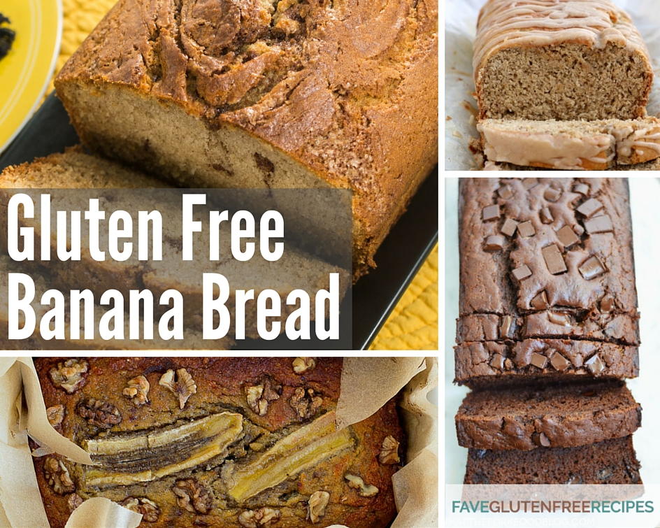 10 Recipes for Gluten Free Banana Bread | FaveGlutenFreeRecipes.com