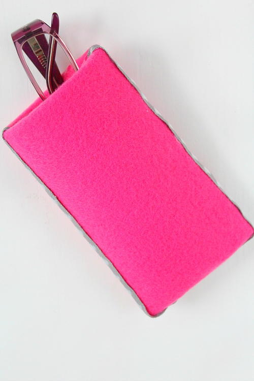 Eyeglass Case with Paper Tube and Fabric