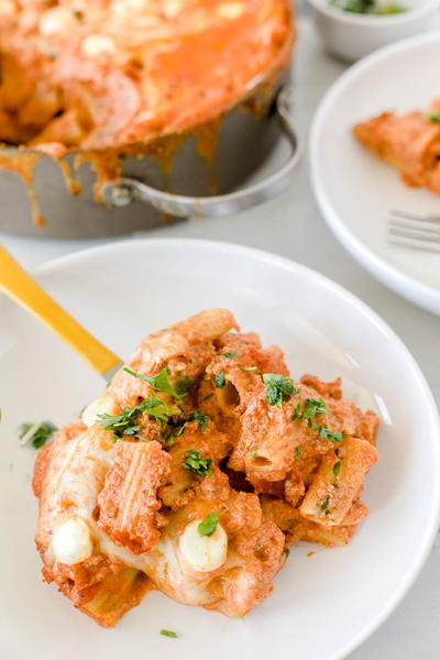 Skillet Sausage Rigatoni