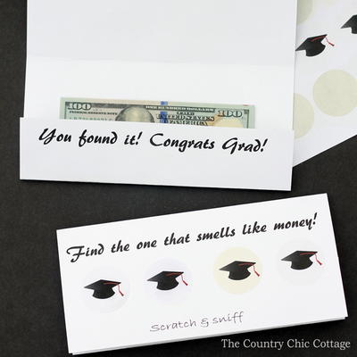DIY Scratch and Sniff Graduation Card