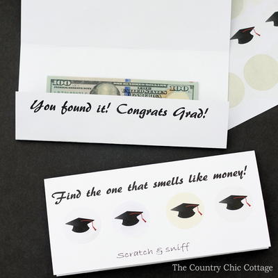 Scratch and Sniff Graduation Card | DIYIdeaCenter.com