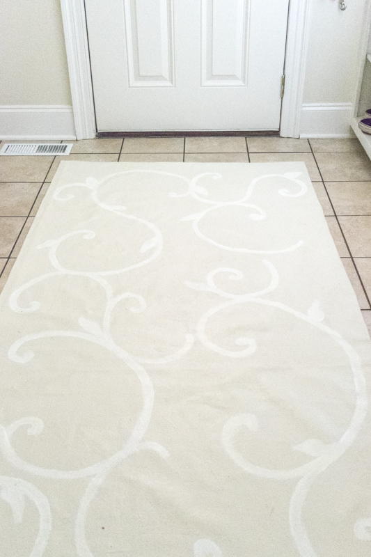 Drop Cloth DIY Rug | FaveCrafts.com