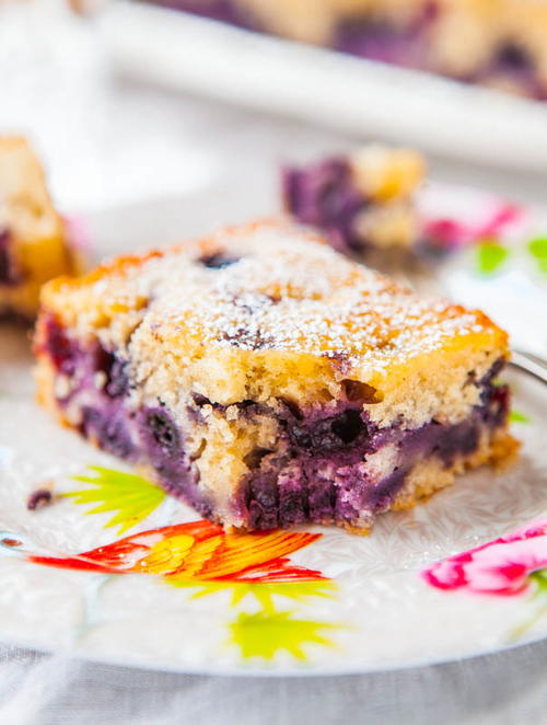 Blueberry Muffin and Buttermilk Pancakes Cake