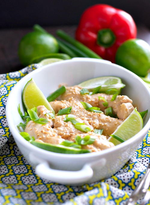 Sesame Peanut Baked Chicken