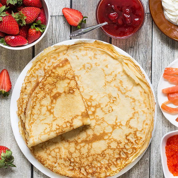 Traditional Russian Pancakes