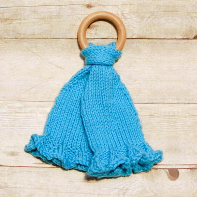 Teether Knit Lovey