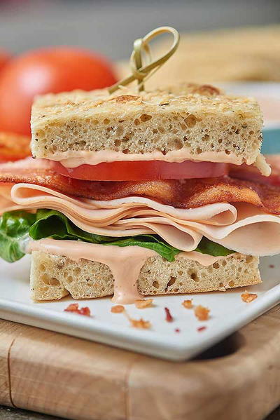 Copycat Panera Bacon Turkey Bravo Sandwich