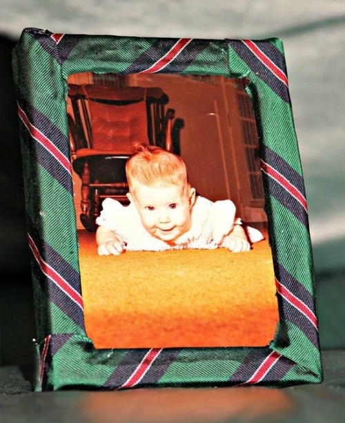 Necktie DIY Picture Frame