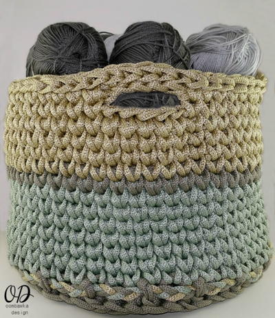 Crocheting Squared: Crochet Basket Pattern