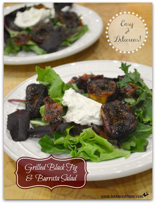 Grilled Black Fig and Burrata Salad