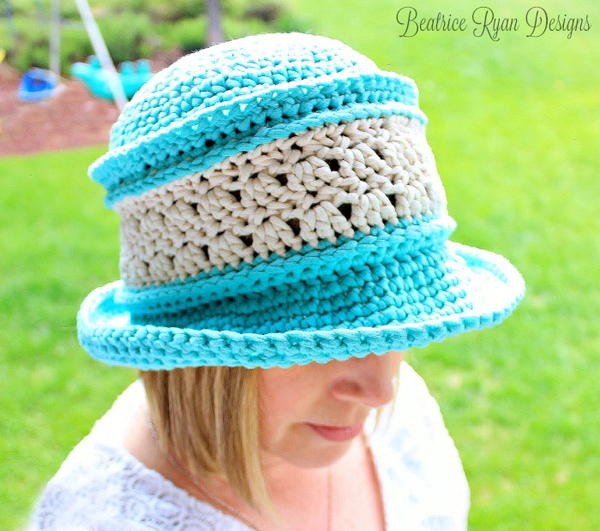 Amazing Grace Blissful Summer Hat | AllFreeCrochet.com