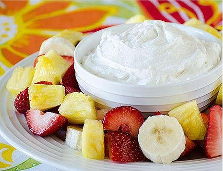 Creamy Coconut Fruit Dip Recipe