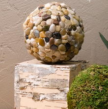 Decorative Pebble Spheres