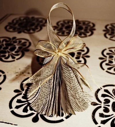 Book Bell Ornament