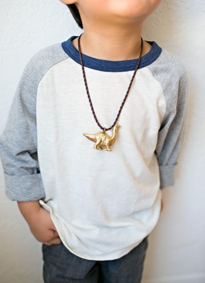 Dinosaur Necklace for Kids