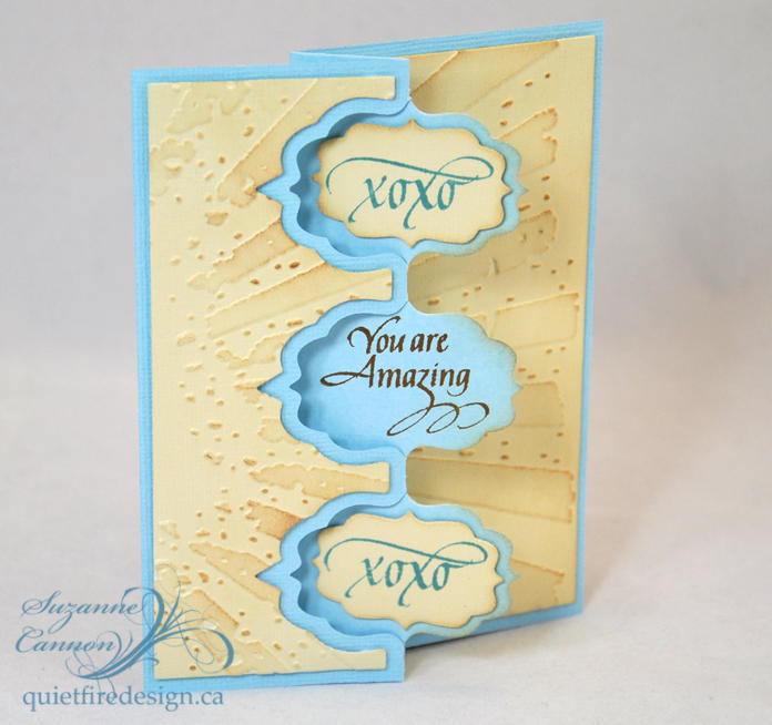 You Are Amazing Fancy Fold Card | AllFreePaperCrafts.com