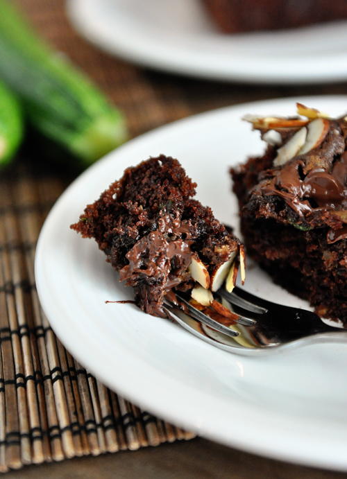 Chocolate Zucchini Cake with Brown Sugar Streusel