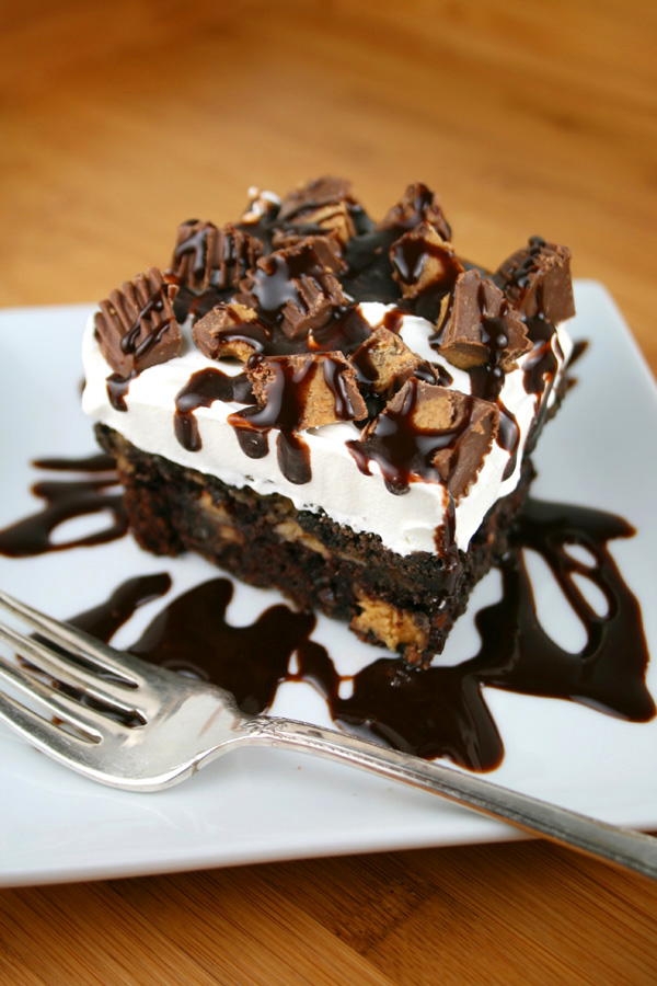 Peanut Butter Chocolate Dump Cake | TheBestDessertRecipes.com