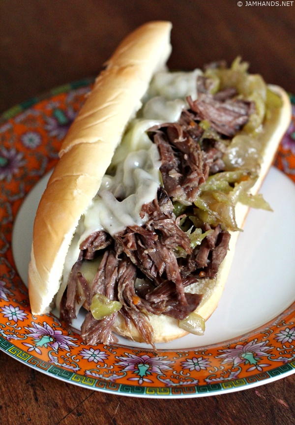 Slow Cooker Italian Beef Sandwiches