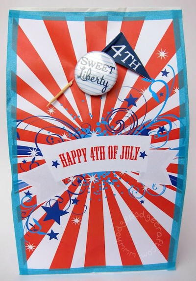 July 4th Party Bags for Grown-Ups