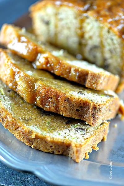 Salted Caramel Zucchini Bread