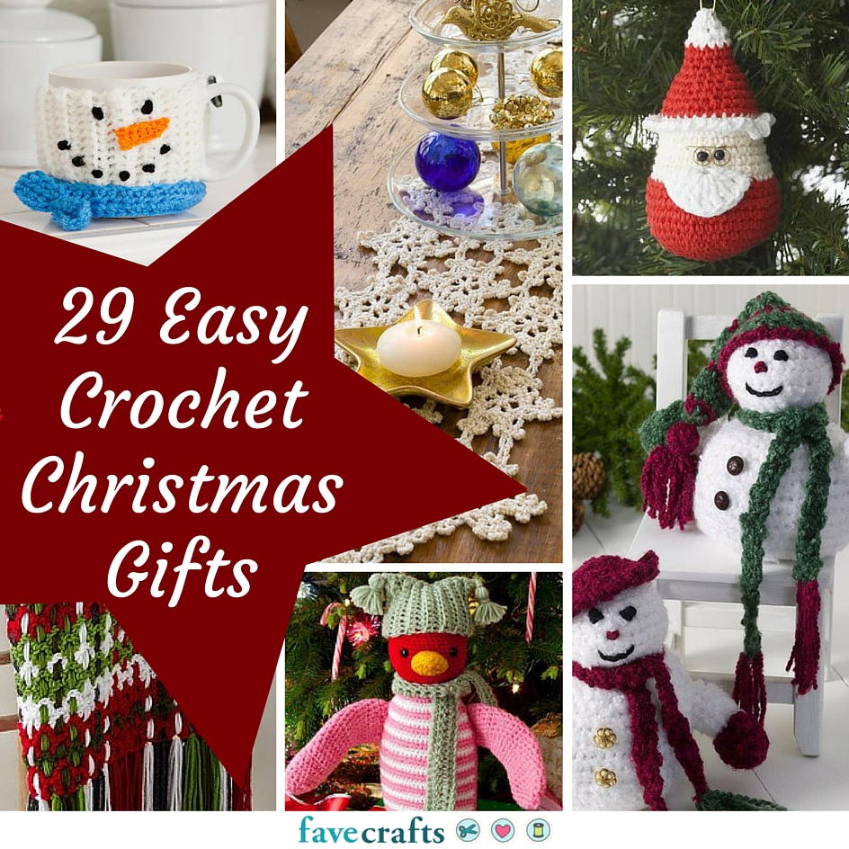 29 Easy Crochet Christmas Gifts